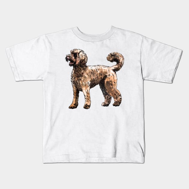 labradoodle Kids T-Shirt by VicaVeresk